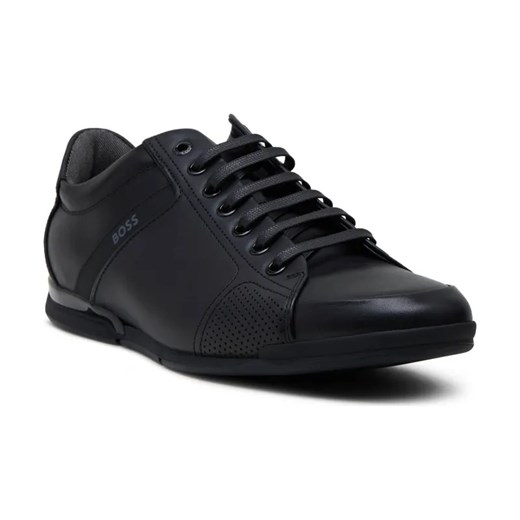 BOSS BLACK Skórzane sneakersy Saturn_Lowp_lux4 ze sklepu Gomez Fashion Store w kategorii Buty sportowe męskie - zdjęcie 184302474