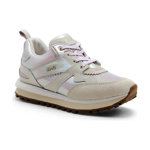 Liu Jo Skórzane sneakersy WONDER UP 2 ze sklepu Gomez Fashion Store w kategorii Buty sportowe damskie - zdjęcie 184302502