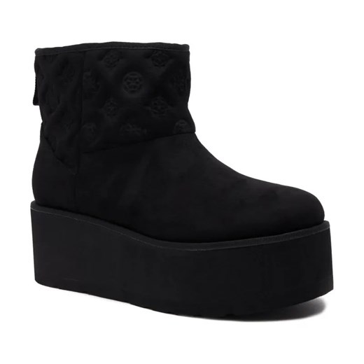 Guess Ocieplane śniegowce | z dodatkiem skóry ze sklepu Gomez Fashion Store w kategorii Śniegowce damskie - zdjęcie 184302503