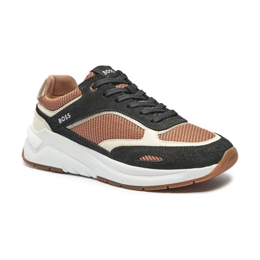 BOSS BLACK Sneakersy Skylar | z dodatkiem skóry ze sklepu Gomez Fashion Store w kategorii Buty sportowe damskie - zdjęcie 184302530