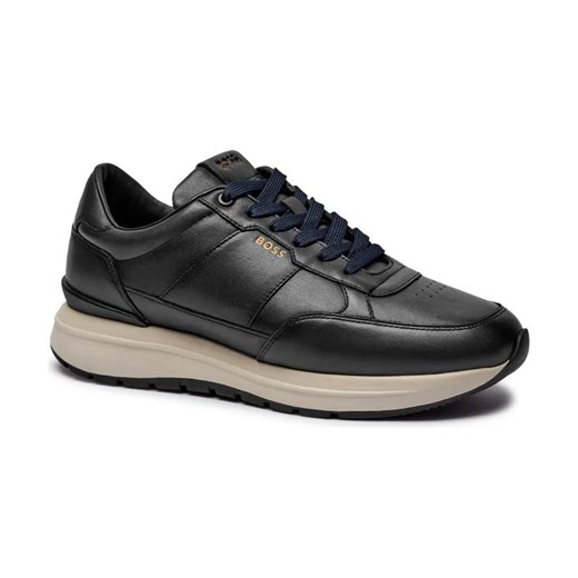 BOSS BLACK Skórzane sneakersy Jace_Runn_bu ze sklepu Gomez Fashion Store w kategorii Buty sportowe męskie - zdjęcie 184302582