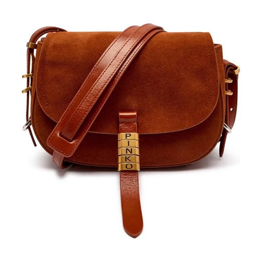 Pinko Skórzana listonoszka SADDLE MINI ze sklepu Gomez Fashion Store w kategorii Listonoszki - zdjęcie 184302703