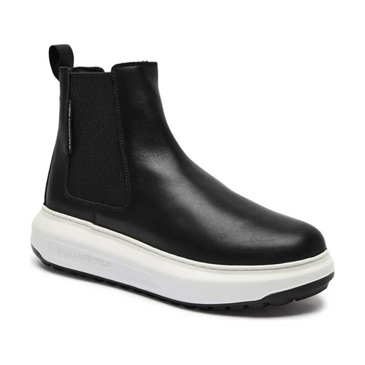Karl Lagerfeld Skórzane sztyblety KAPRI LUG ze sklepu Gomez Fashion Store w kategorii Buty zimowe męskie - zdjęcie 184302712