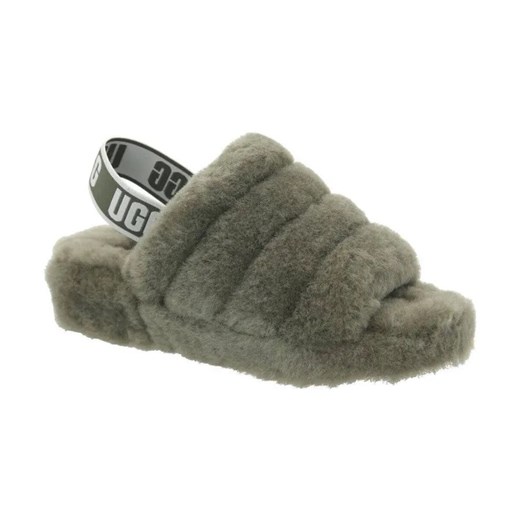 UGG Wełniane obuwie domowe Fluff Yeah Slide ze sklepu Gomez Fashion Store w kategorii Kapcie damskie - zdjęcie 184302750