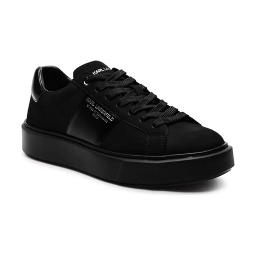 Karl Lagerfeld Skórzane sneakersy MAXI KUP ze sklepu Gomez Fashion Store w kategorii Buty sportowe męskie - zdjęcie 184302820