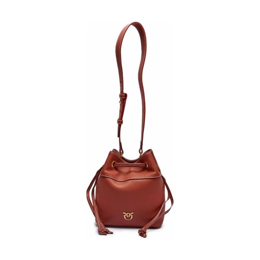 Pinko Skórzany worek SECCHIELLO MINI ze sklepu Gomez Fashion Store w kategorii Torebki worki - zdjęcie 184302880