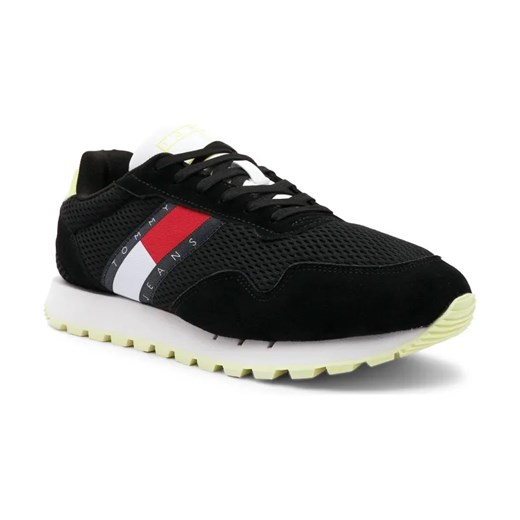 Tommy Jeans Sneakersy TOMMY JEANS RETRO RUNNER MESH | z dodatkiem skóry ze sklepu Gomez Fashion Store w kategorii Buty sportowe męskie - zdjęcie 184302901