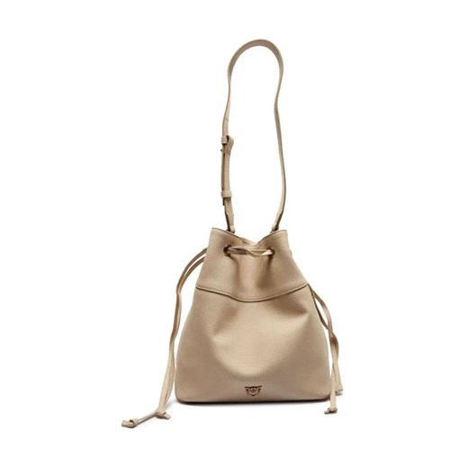 Pinko Skórzany worek SECCHIELLO CLASSIC ze sklepu Gomez Fashion Store w kategorii Torebki worki - zdjęcie 184302921