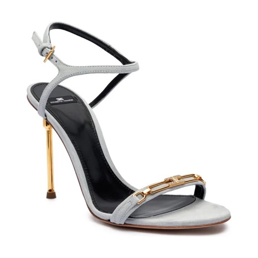 Elisabetta Franchi Skórzane sandały na szpilce ze sklepu Gomez Fashion Store w kategorii Sandały damskie - zdjęcie 184302923