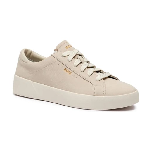 BOSS BLACK Skórzane sneakersy Belwar_Tenn_tb ze sklepu Gomez Fashion Store w kategorii Buty sportowe męskie - zdjęcie 184302930
