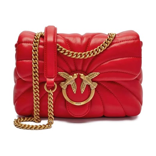 Pinko Skórzana torebka na ramię LOVE PUFF MINI Pinko One Size Gomez Fashion Store