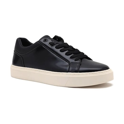 Calvin Klein Skórzane sneakersy LOW TOP LACE UP TUX ze sklepu Gomez Fashion Store w kategorii Buty sportowe męskie - zdjęcie 184303033
