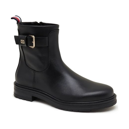 Tommy Hilfiger Skórzane botki ze sklepu Gomez Fashion Store w kategorii Botki - zdjęcie 184303063