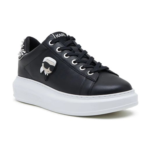 Karl Lagerfeld Skórzane sneakersy KAPRI ze sklepu Gomez Fashion Store w kategorii Buty sportowe damskie - zdjęcie 184303072