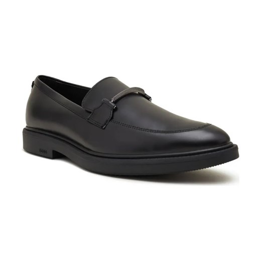 BOSS BLACK Skórzane loafersy Larry Mocc buhw 43 okazyjna cena Gomez Fashion Store