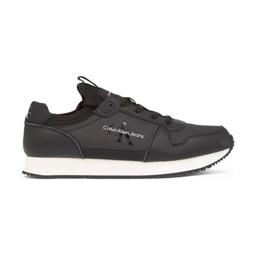 Calvin Klein Jeans Skórzane sneakersy RETRO RUNNER ze sklepu Gomez Fashion Store w kategorii Buty sportowe męskie - zdjęcie 184303201