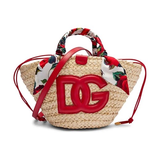 Dolce & Gabbana Torebka na ramię Kasandra | z dodatkiem skóry ze sklepu Gomez Fashion Store w kategorii Torby letnie - zdjęcie 184303254