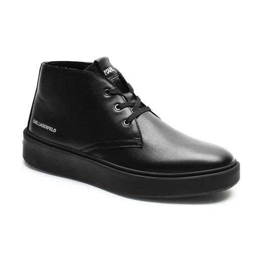 Karl Lagerfeld Skórzane buty wysokie FLINT ze sklepu Gomez Fashion Store w kategorii Buty zimowe męskie - zdjęcie 184303264