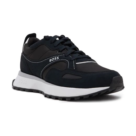 BOSS BLACK Sneakersy Jonah_Runn_sdmx | z dodatkiem skóry ze sklepu Gomez Fashion Store w kategorii Buty sportowe męskie - zdjęcie 184303284