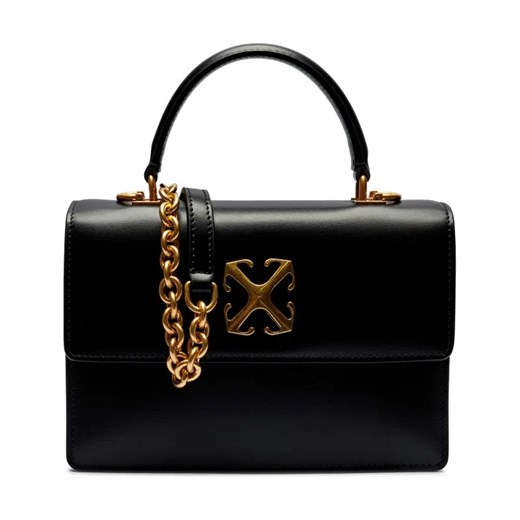 OFF-WHITE Skórzany kuferek JITNEY 1.4 ze sklepu Gomez Fashion Store w kategorii Kuferki - zdjęcie 184303290