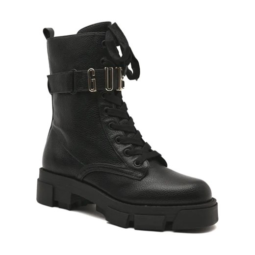 Guess Botki MADOX | z dodatkiem skóry ze sklepu Gomez Fashion Store w kategorii Workery damskie - zdjęcie 184303323