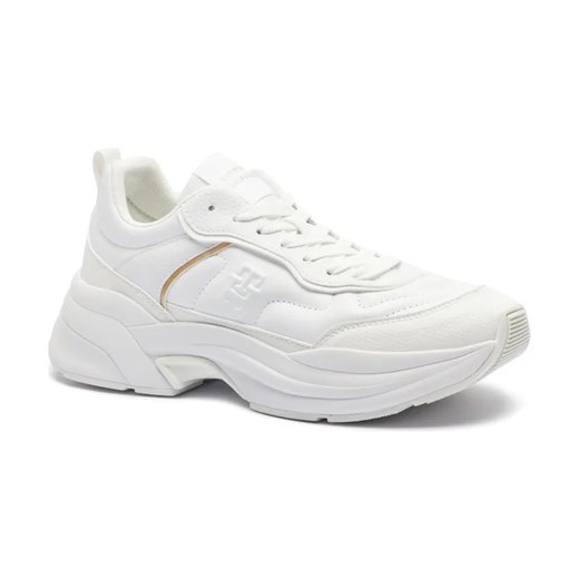 Tommy Hilfiger Sneakersy CHUNKY DRESSY RUNNER | z dodatkiem skóry ze sklepu Gomez Fashion Store w kategorii Buty sportowe damskie - zdjęcie 184303432