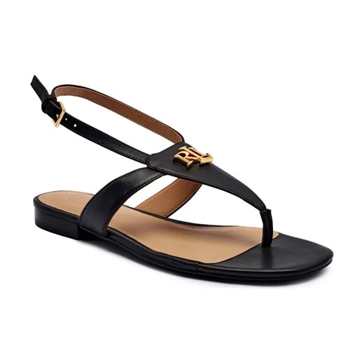 LAUREN RALPH LAUREN Skórzane sandały EVERLEY ze sklepu Gomez Fashion Store w kategorii Sandały damskie - zdjęcie 184303504
