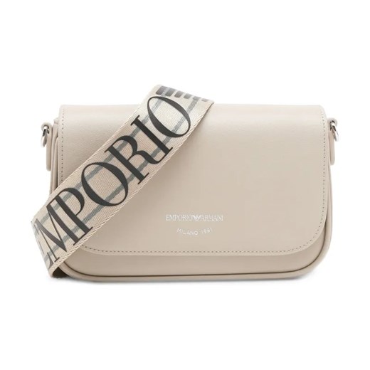 Emporio Armani Skórzana listonoszka Emporio Armani One Size promocyjna cena Gomez Fashion Store