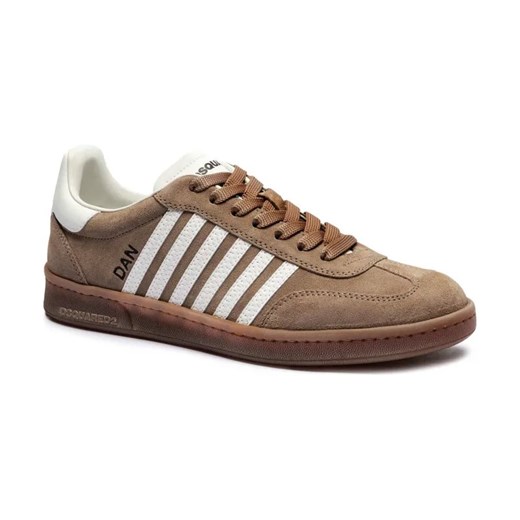 Dsquared2 Skórzane sneakersy BOXER ze sklepu Gomez Fashion Store w kategorii Buty sportowe męskie - zdjęcie 184303522