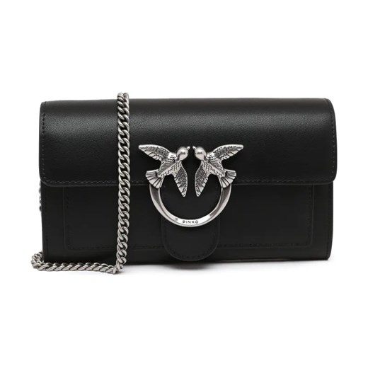 Pinko Skórzana listonoszka LOVE ONE WALLET C VITELLO SETA ze sklepu Gomez Fashion Store w kategorii Listonoszki - zdjęcie 184303560