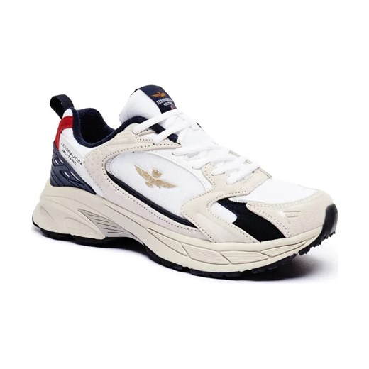 Aeronautica Militare Sneakersy | z dodatkiem skóry ze sklepu Gomez Fashion Store w kategorii Buty sportowe męskie - zdjęcie 184303594