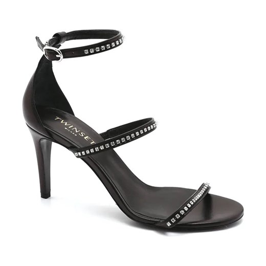 TWINSET Skórzane sandały ze sklepu Gomez Fashion Store w kategorii Sandały damskie - zdjęcie 184303620