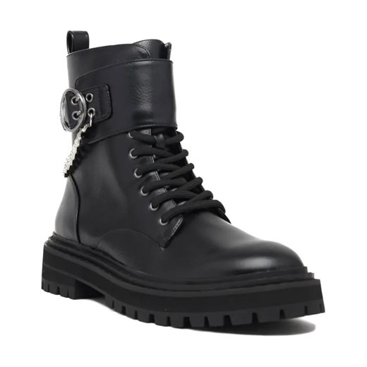 Twinset Actitude Botki | z dodatkiem skóry ze sklepu Gomez Fashion Store w kategorii Workery damskie - zdjęcie 184303714