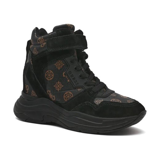 Guess Sneakersy ORLANDO | z dodatkiem skóry ze sklepu Gomez Fashion Store w kategorii Buty sportowe damskie - zdjęcie 184303822