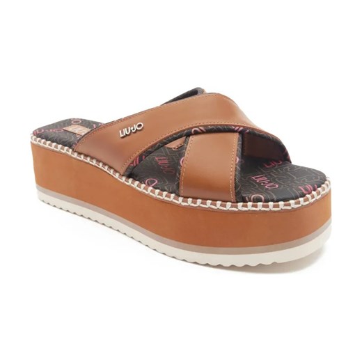 Liu Jo Klapki ABA 21 | z dodatkiem skóry Liu Jo 39 okazja Gomez Fashion Store
