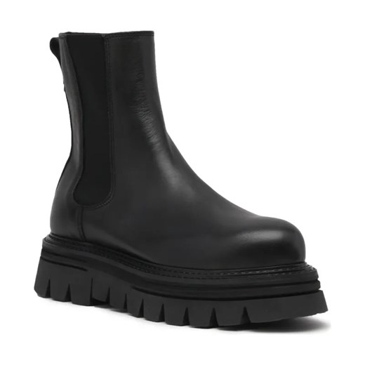 Casadei Skórzane sztyblety POLACCO BIKER ze sklepu Gomez Fashion Store w kategorii Botki - zdjęcie 184303871