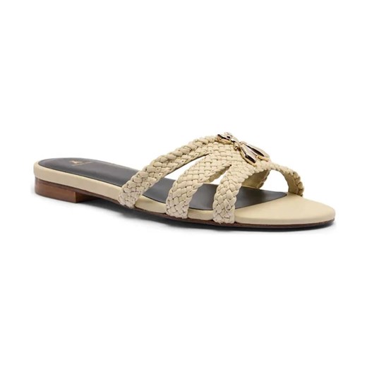 Patrizia Pepe Skórzane klapki Patrizia Pepe 36 promocyjna cena Gomez Fashion Store