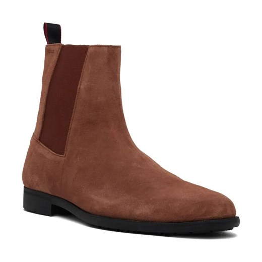 HUGO Skórzane sztyblety Kyron_Cheb_sd A ze sklepu Gomez Fashion Store w kategorii Buty zimowe męskie - zdjęcie 184304051