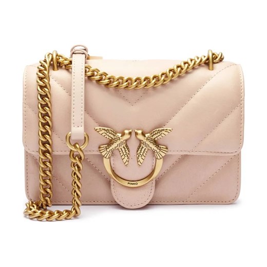 Pinko Skórzana torebka na ramię LOVE ONE MINI DC ze sklepu Gomez Fashion Store w kategorii Listonoszki - zdjęcie 184304062