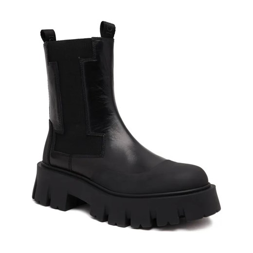 Iceberg Skórzane sztyblety ze sklepu Gomez Fashion Store w kategorii Buty zimowe męskie - zdjęcie 184304112