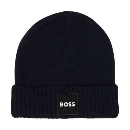 BOSS Kidswear Czapka | z dodatkiem wełny ze sklepu Gomez Fashion Store w kategorii Czapki dziecięce - zdjęcie 184304132