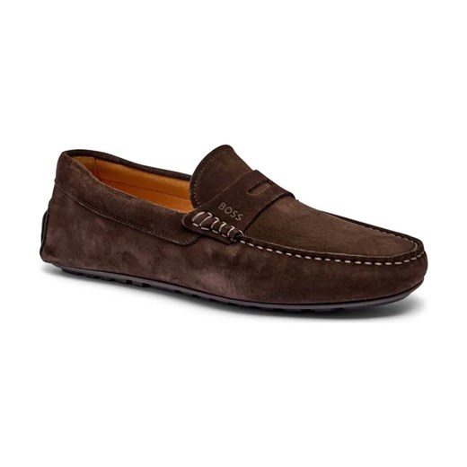 BOSS BLACK Skórzane mokasyny Noel ze sklepu Gomez Fashion Store w kategorii Mokasyny męskie - zdjęcie 184304142