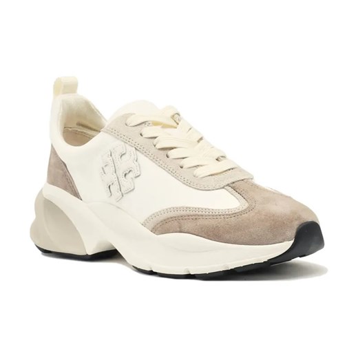 TORY BURCH Skórzane sneakersy GOOD LUCK ze sklepu Gomez Fashion Store w kategorii Buty sportowe damskie - zdjęcie 184304174
