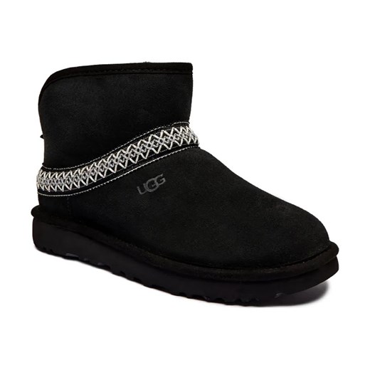 UGG Skórzane śniegowce W CLASSIC MINI CRESCENT ze sklepu Gomez Fashion Store w kategorii Śniegowce damskie - zdjęcie 184304214