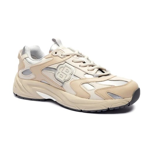 BOSS BLACK Skórzane sneakersy Levitt_Runn_BBmt ze sklepu Gomez Fashion Store w kategorii Buty sportowe męskie - zdjęcie 184304284