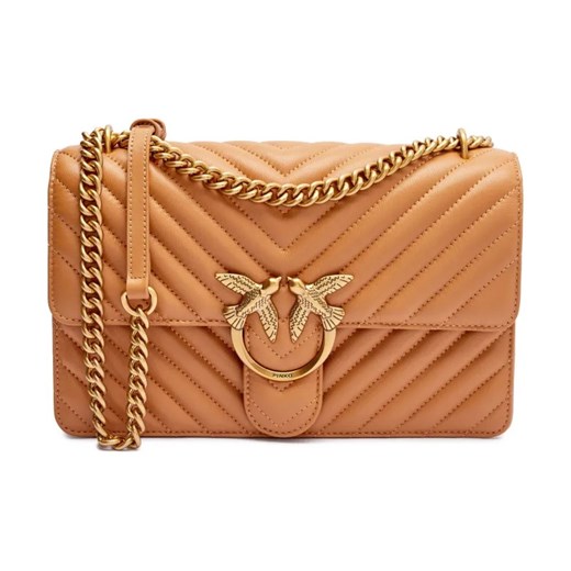 Pinko Skórzana torebka na ramię LOVE ONE CLASSIC ze sklepu Gomez Fashion Store w kategorii Listonoszki - zdjęcie 184304292