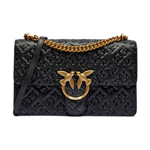 Pinko Skórzana torebka na ramię LOVE ONE CLASSIC DC ze sklepu Gomez Fashion Store w kategorii Listonoszki - zdjęcie 184304331