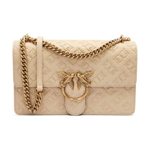 Pinko Skórzana torebka na ramię LOVE ONE CLASSIC DC ze sklepu Gomez Fashion Store w kategorii Listonoszki - zdjęcie 184304343