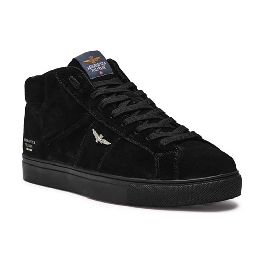 Aeronautica Militare Skórzane sneakersy STIVALETTO ze sklepu Gomez Fashion Store w kategorii Buty sportowe męskie - zdjęcie 184304352