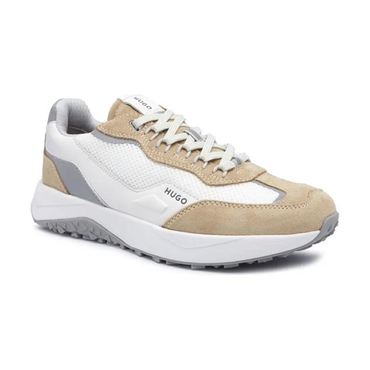 HUGO Sneakersy Kane | z dodatkiem skóry ze sklepu Gomez Fashion Store w kategorii Buty sportowe męskie - zdjęcie 184304364